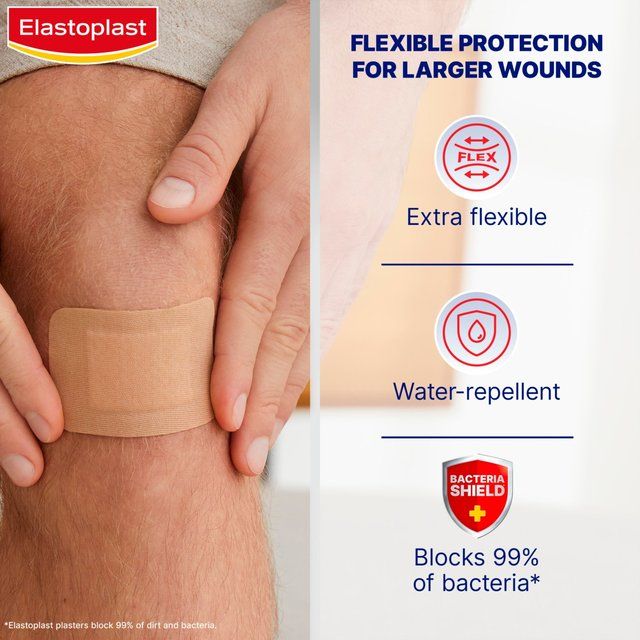 Elastoplast Fabric Plasters Knee & Elbow 10 per pack