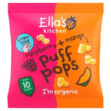 Ella's Kitchen Raspberry + Mango Puff Pops Multipack Baby Snack 10+ Months 4 x 9g