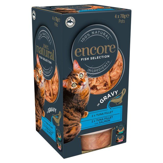 Encore Cat Pot Fish in Gravy 4 x 70g