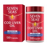 Seven Seas Cod Liver Oil High Strength Gelatine Free Omega-3 120 Caps - McGrocer