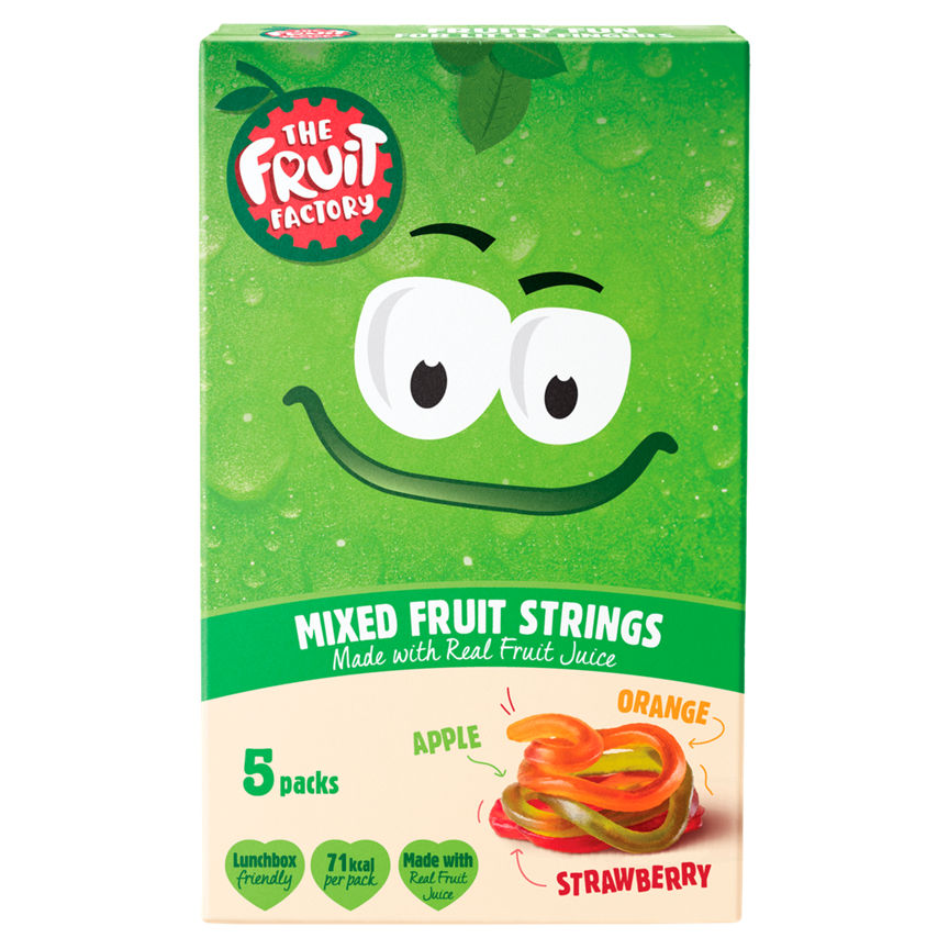 The Fruit Factory Fruit Strings Strawberry, Apple and Orange 5 Pack GOODS ASDA