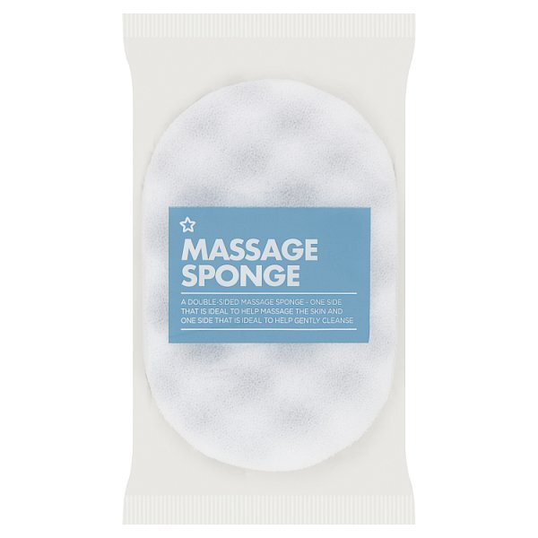 Superdrug Massage Sponge Charcoal GOODS Superdrug