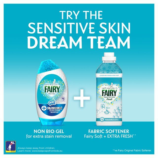 Fairy Platinum Non Bio Washing Liquid 63 Washes 2079ml