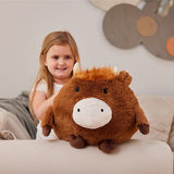 Warmies Super Sized Cushion Highland Cow GOODS Superdrug