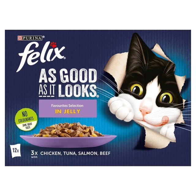 Felix As Good As it Looks Favourites Selection Wet Cat Food 12 x 100g