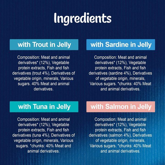 Felix As Good As it Looks Senior 7+ Fish in Jelly Wet Cat Food 12 x 100g