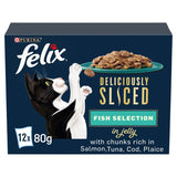 Felix Deliciously Sliced Fish Selection in Jelly 12 x 80g (960g)