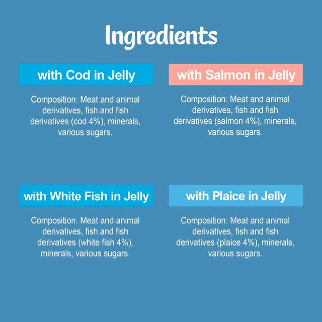 Felix Original Cat Food Fish Selection in Jelly Wet Cat Food 80 x 85g