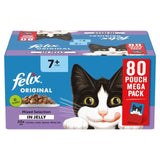Felix Orignal Cat Food Senior Mixed Selection in Jelly Wet Cat Food 80 x 85g