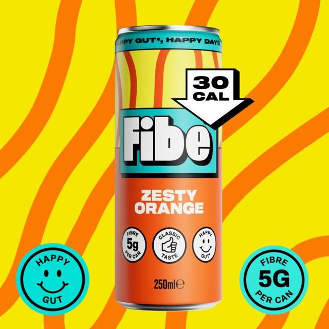 Fibe Zesty Orange 4 x 250ml