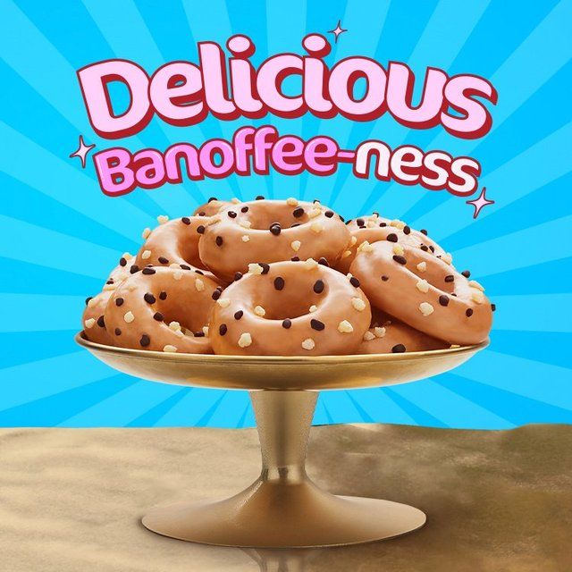 Fibre One 90 Calorie Doughnuts Banoffee Flavour 4 x 23g