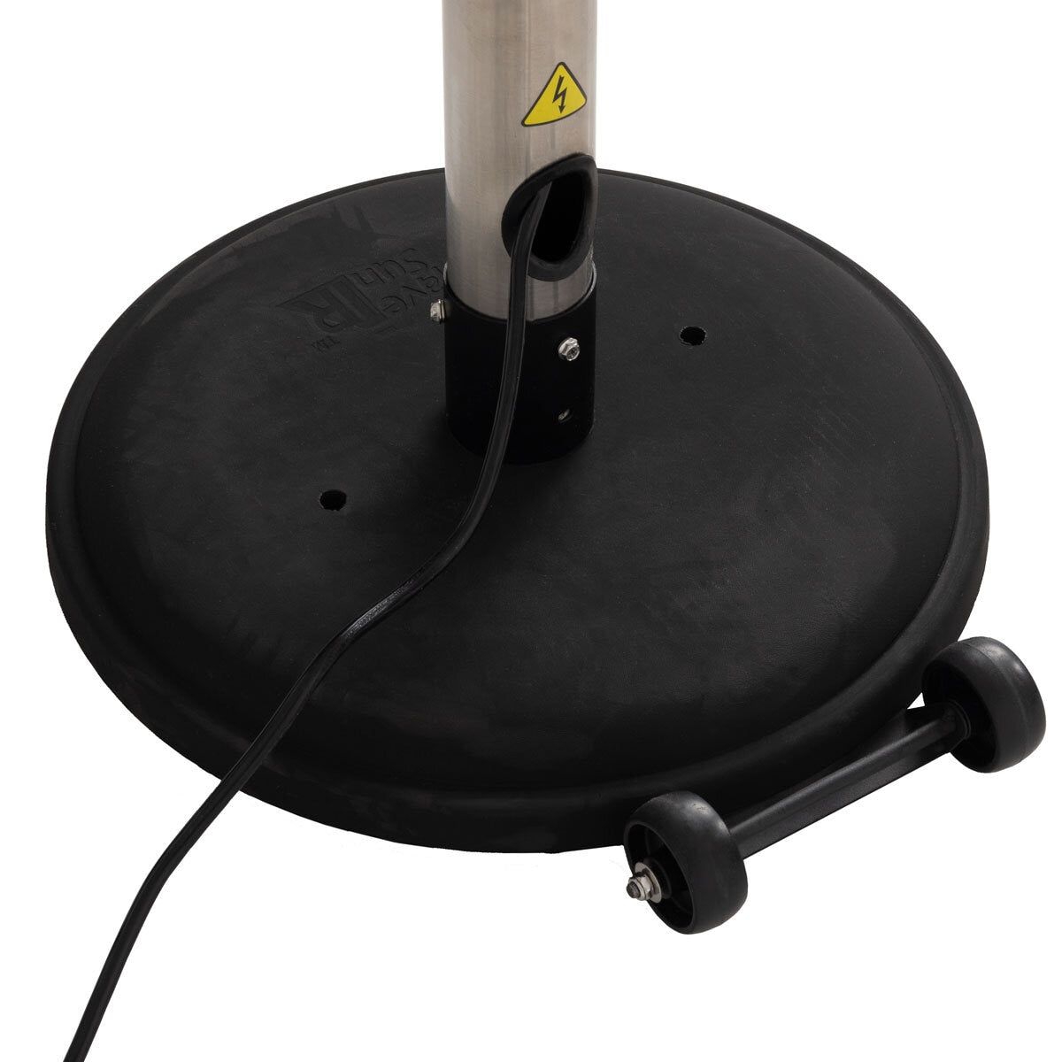 FireSense Stainless Steel 2.3m (93") Telescoping Offset Pole Mounted Infrared Patio Heater