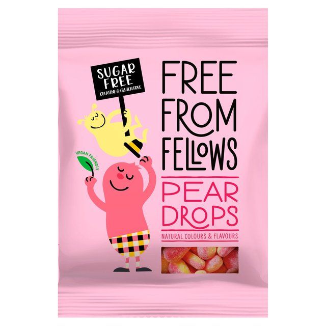 Free From Fellows Vegan Sugar Free Pear Drops 70g