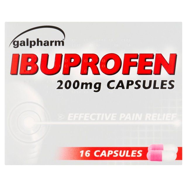 Galpharm Ibuprofen 200mg Capsules 16 per pack
