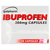 Galpharm Ibuprofen 200mg Capsules 16 per pack