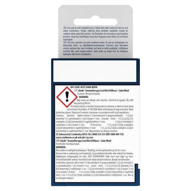 Glade Aromatherapy Mist Diffuser Refill Calm Mind 17ml