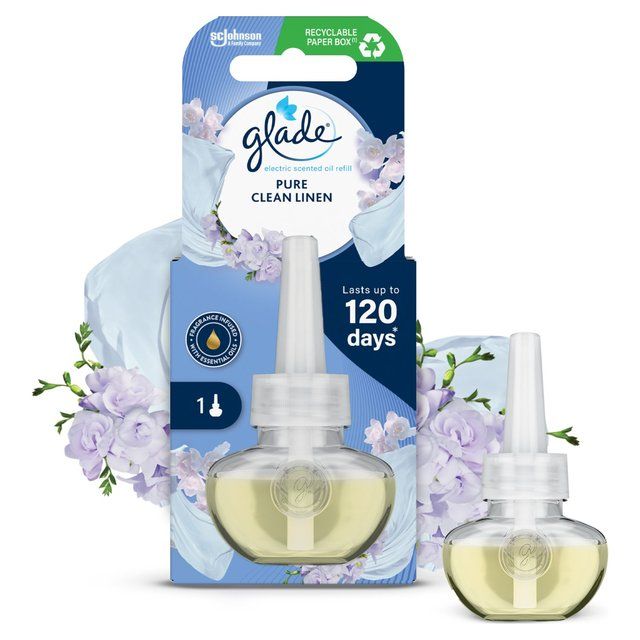 Glade Plug In Refill Electric Scented Oil Clean Linen 20ml