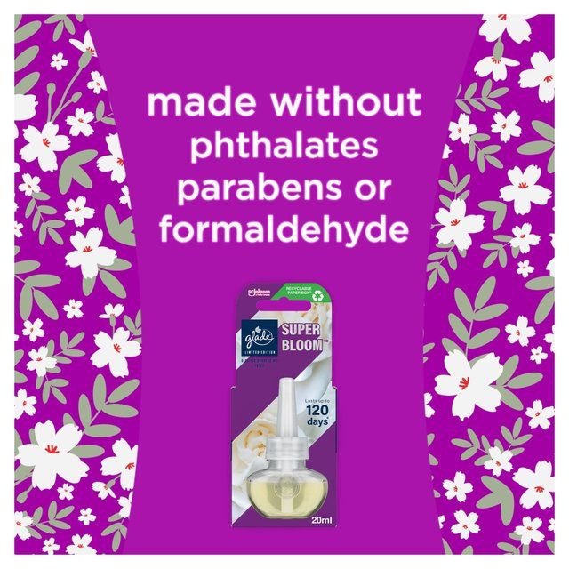 Glade Plug In Refill Electric Scented Oil Superbloom 20ml
