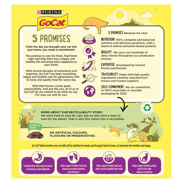 Go-Cat Chicken and Duck Dry Cat Food 320g