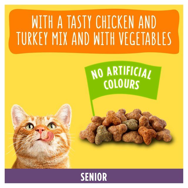 Go-Cat Senior Chicken and Turkey Dry Cat Food 750g