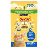 Go-Cat with Herring & Tuna Mix with Vegetables Dry Cat Food 750g