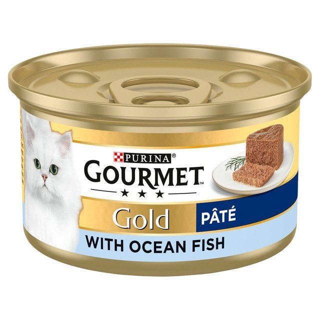 Gourmet Gold Pate Ocean Fish Wet Cat Food 85g