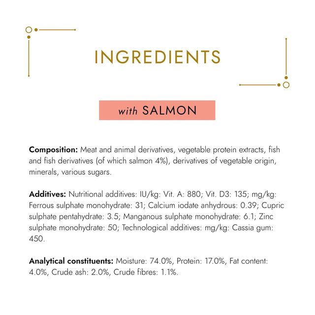 Gourmet Gold Savoury Cake Salmon Wet Cat Food 85g