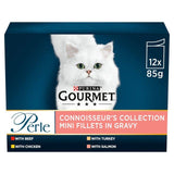 Gourmet Perle Connoisseur's Selection in Gravy Wet Cat Food 12 x 85g