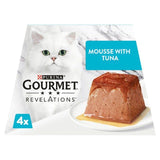 Gourmet Revelations Mousse Tuna Wet Cat Food 4 x 57g
