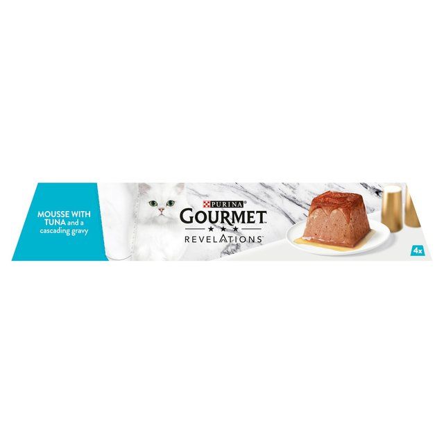 Gourmet Revelations Mousse Tuna Wet Cat Food 4 x 57g