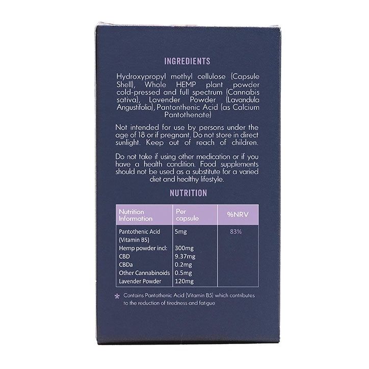 Grass & Co. REST 300mg CBD+ with Lavender 30 Vegan Capsules