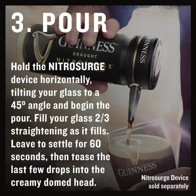 Guinness Draught Nitrosurge in Can 10 x 558ml