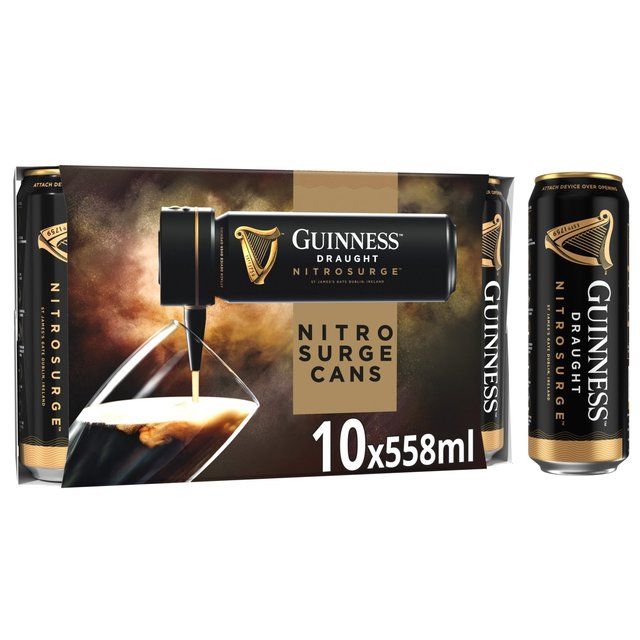 Guinness Draught Nitrosurge in Can 10 x 558ml