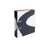 Habitat Palm Print Lever Arch File Black & White