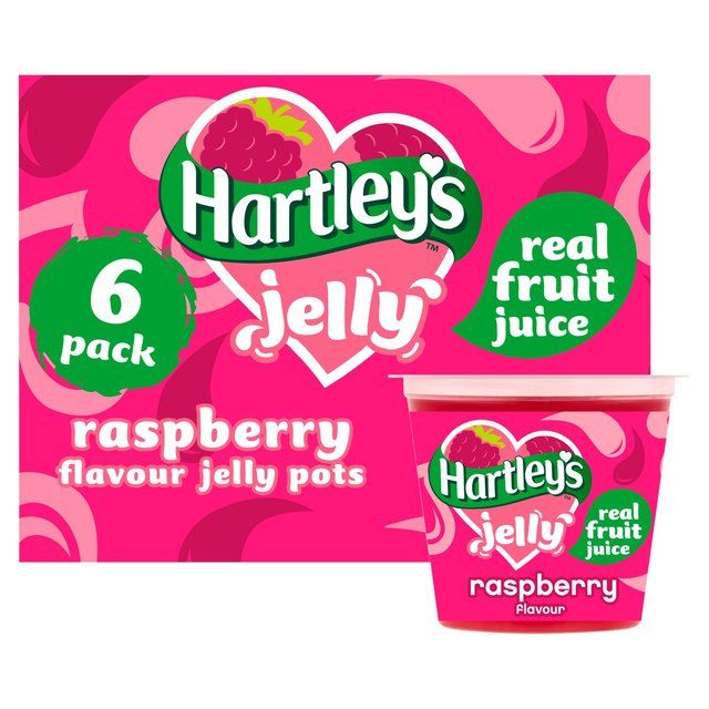 Hartley's Raspberry Jelly Pot Multipack 6 x 125g