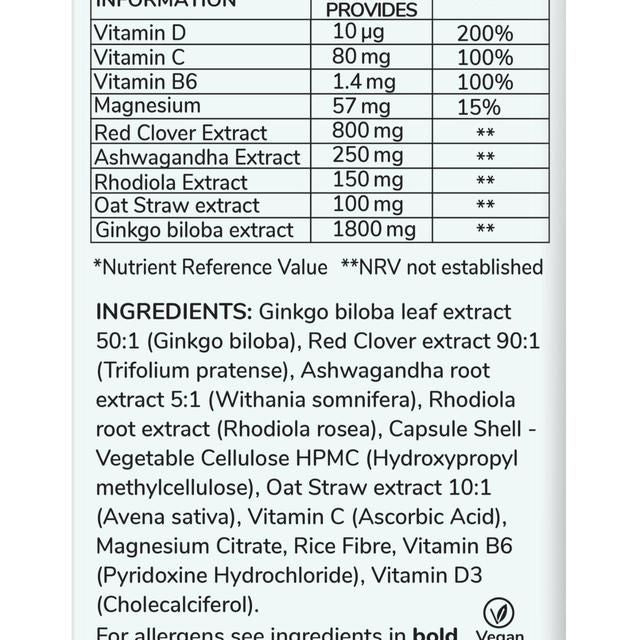 Health & Her Perimenopause Mind+ Multi-nutrient Supplement Capsules 30 per pack