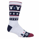 Heat Holders Lite Mens Thermal Christmas Socks 6-11 UK Stag / 1EA