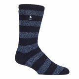 Heat Holders Mens Extra Thick Warm Thermal Socks 6-11 UK Navy / Denim (Palermo)