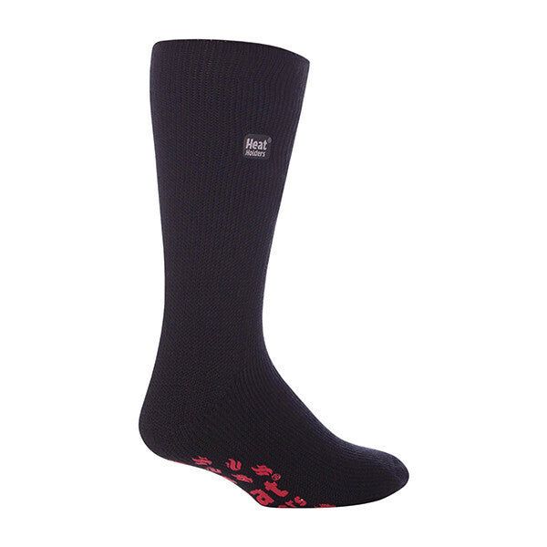 Heat Holders Mens Thermal Slipper Socks 6-11 UK Black / Red / 1EA