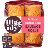 Higgidy 6 Great British Pork Sausage Rolls 160g
