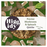 Higgidy Porcini Mushroom & Spinach Vegan Quiche 155g