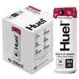 Huel Daily A-Z Cherry & Raspberry Sparkling Multivitamin Energy Drink 4 x 330ml