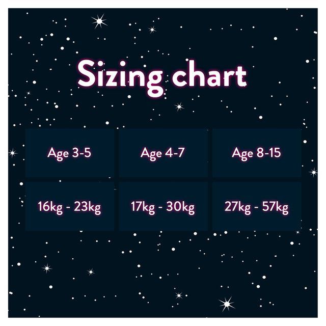 Huggies DryNites Girls Pyjama Pants 8-15 Yrs (27-57kg) Jumbo Pack 13 per pack