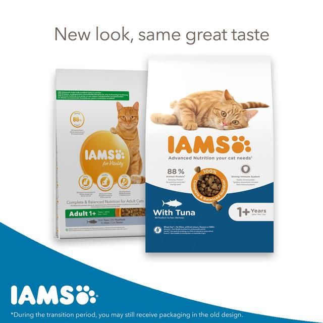 IAMS 1+ Years Adult Dry Cat Food Tuna 3kg