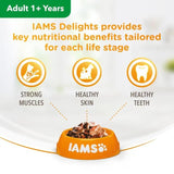 Iams Delights Adult Land & Sea Collection in Gravy Multipack 48 x 85g