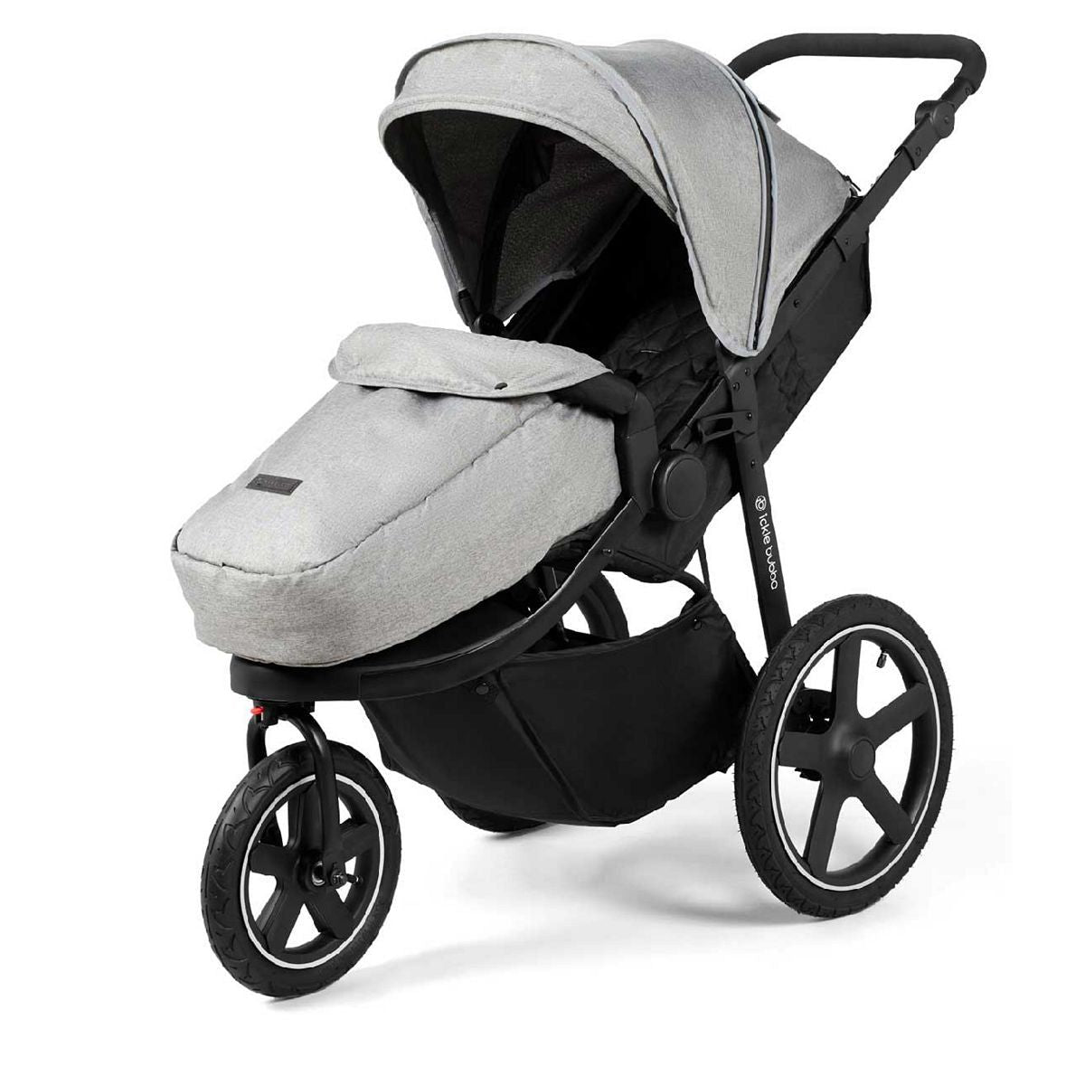 Ickle Bubba Venus Max Jogger Stroller Black/Space Grey/Black/ n Pack Size 1