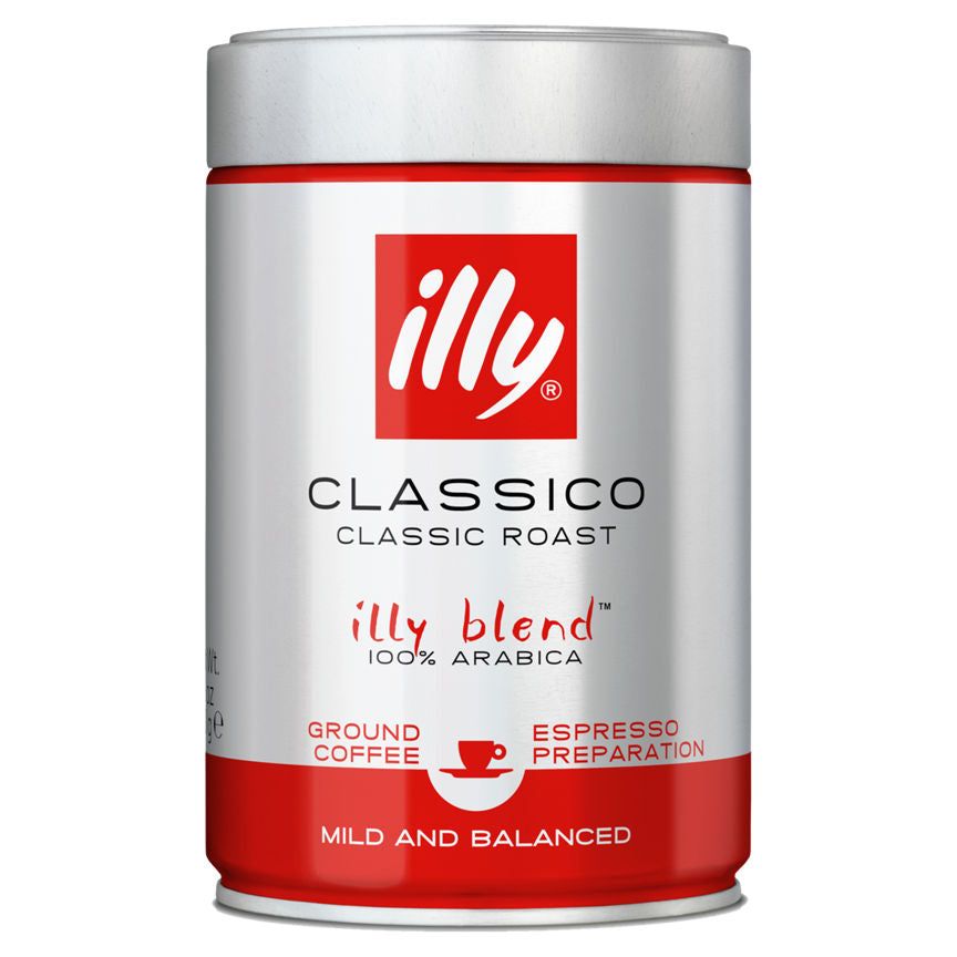 Illy Espresso Medium Roast Ground Coffee