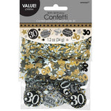 Amscan 1.2oz Gold Sparkling 30th Birthday Confetti