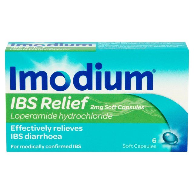 Imodium Capsules for IBS Diarrhoea Relief 6 per pack