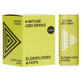 INTUNE Elderflower & Hops Sparkling CBD Drink 4 x 250ml